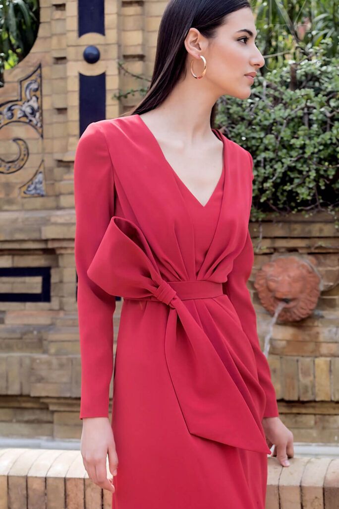 Vestido Gilda agumarina Maria Jose Suarez