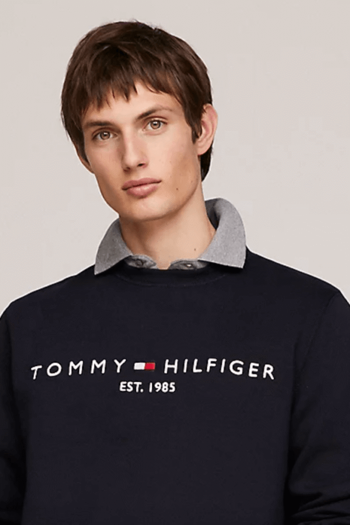 Sudadera de corte regular con logo Tommy Hilfiger