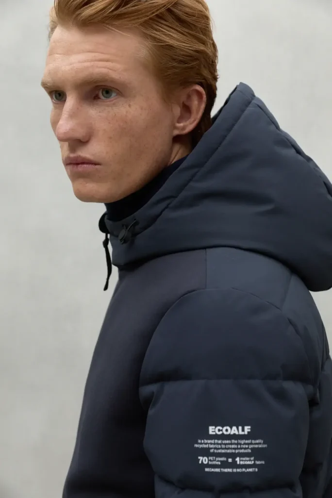 Chaqueta Ritti azul marino Ecoalf