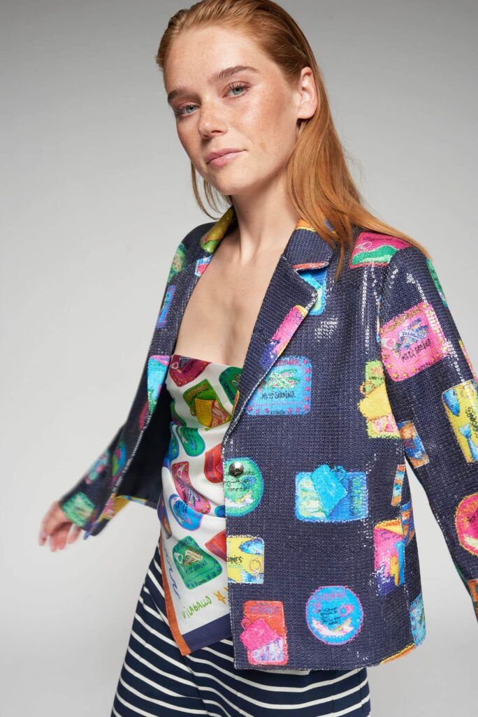 Chaqueta Sardinas Lentejuelas Vilagallo