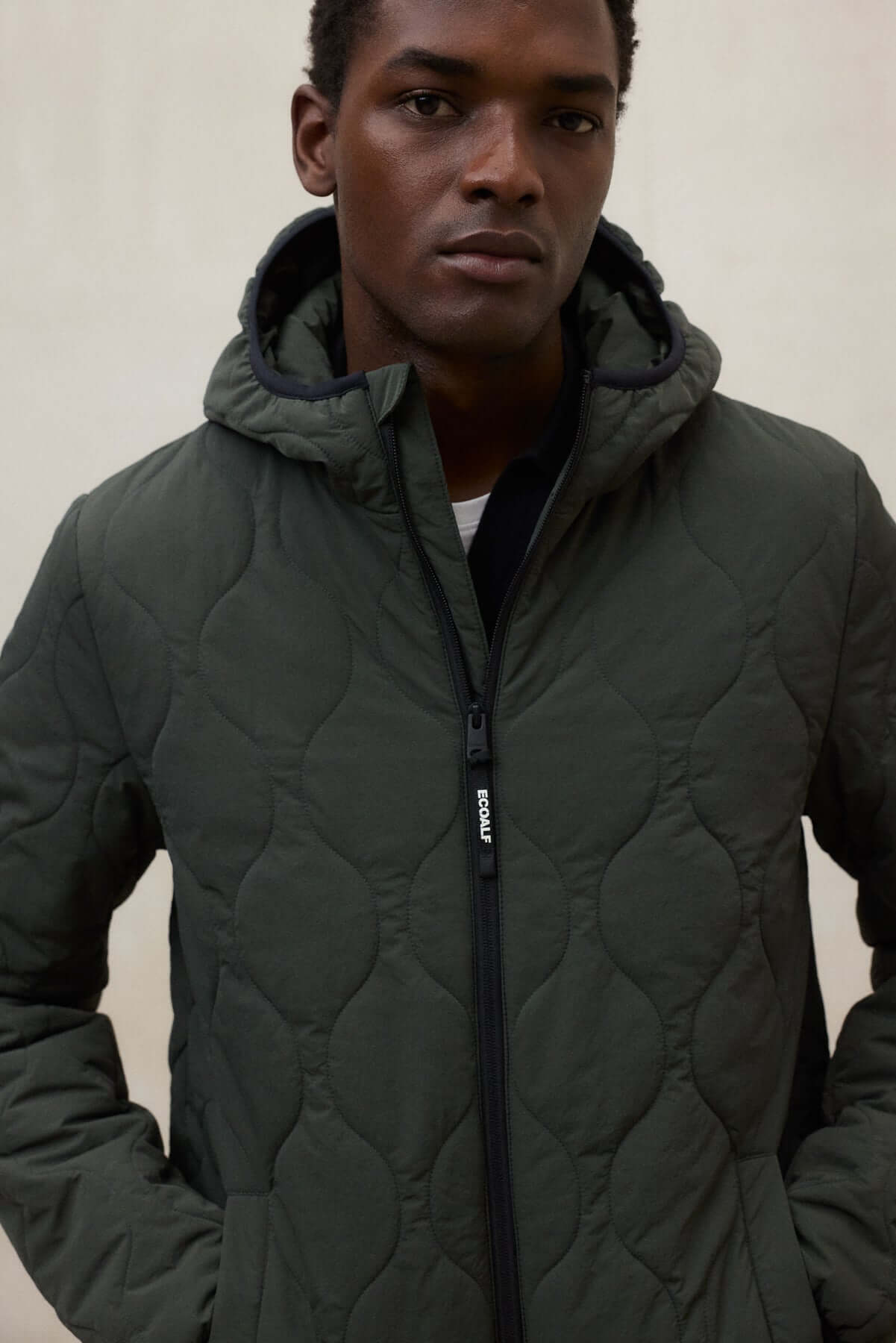 Chaqueta Aspo verde oscura Ecoalf