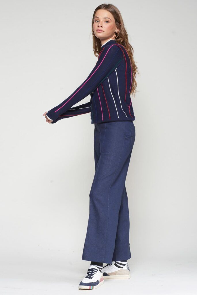 Pantalón recto denim azul oscuro Vilagallo