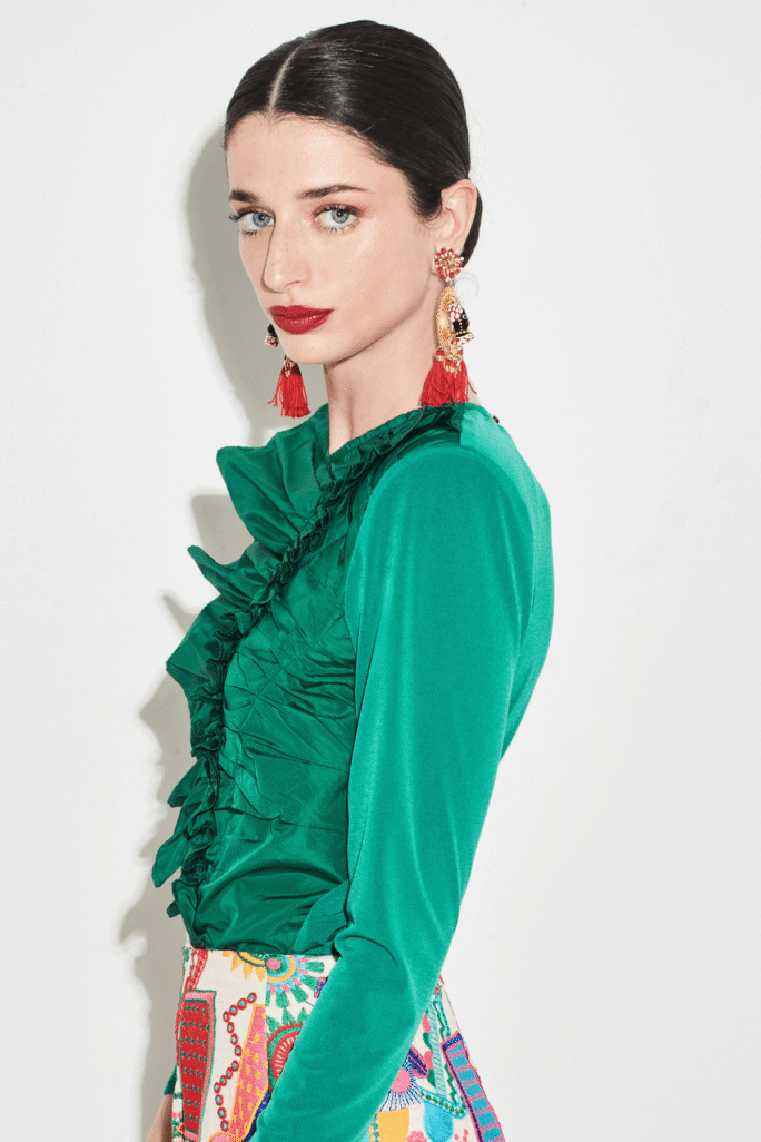 Camisa Artia verde Panambi
