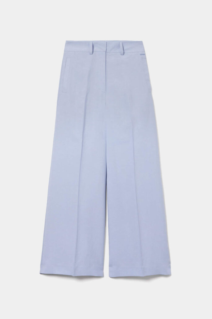 Pantalón de pierna ancha azul claro Lion of Porches