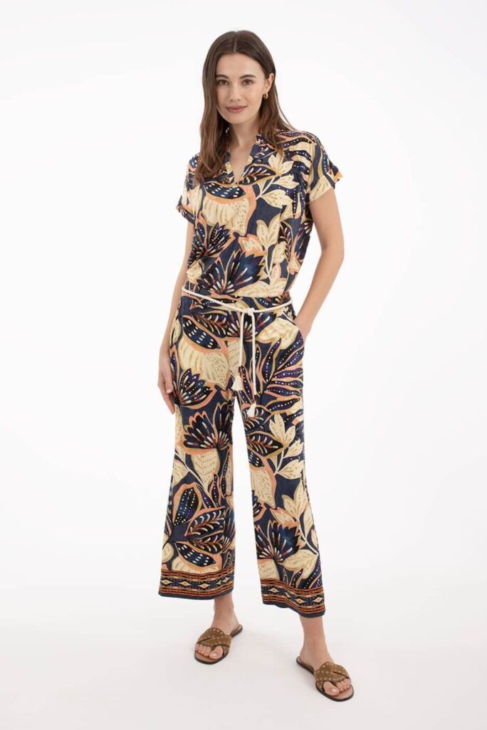 Pantalón Estampado Floral Anna Mora