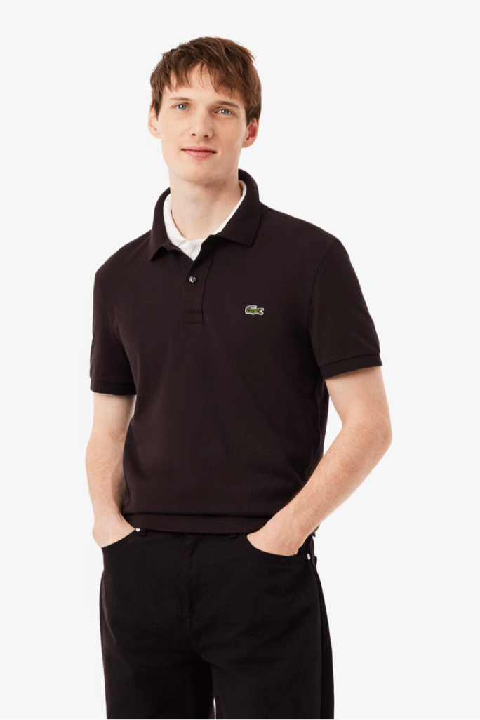 Polo original de corte clásico L.12.12 negro Lacoste