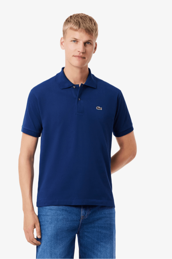 Polo original de corte clásico L.12.12 azul marino Lacoste