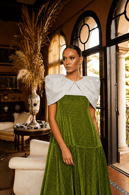 Vestido Trafalgar Verde Cayetana by Condes