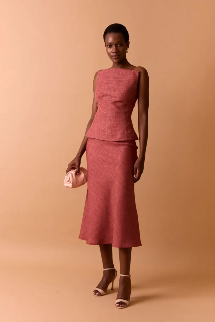 Falda Nil rosa Coosy