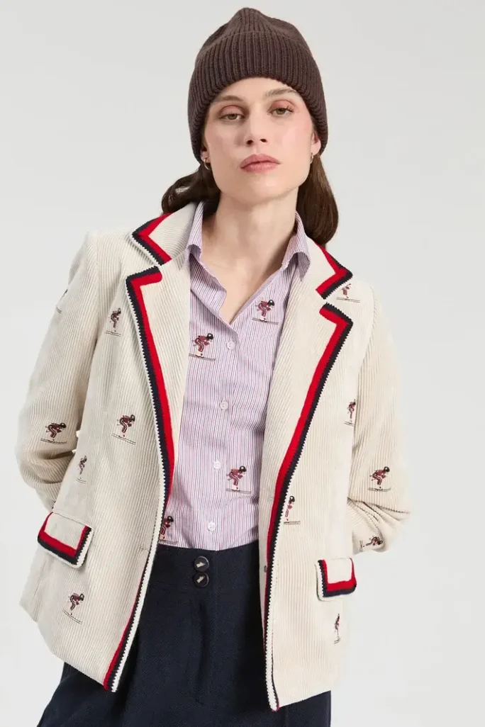 Chaqueta pana cruda ski Vilagallo