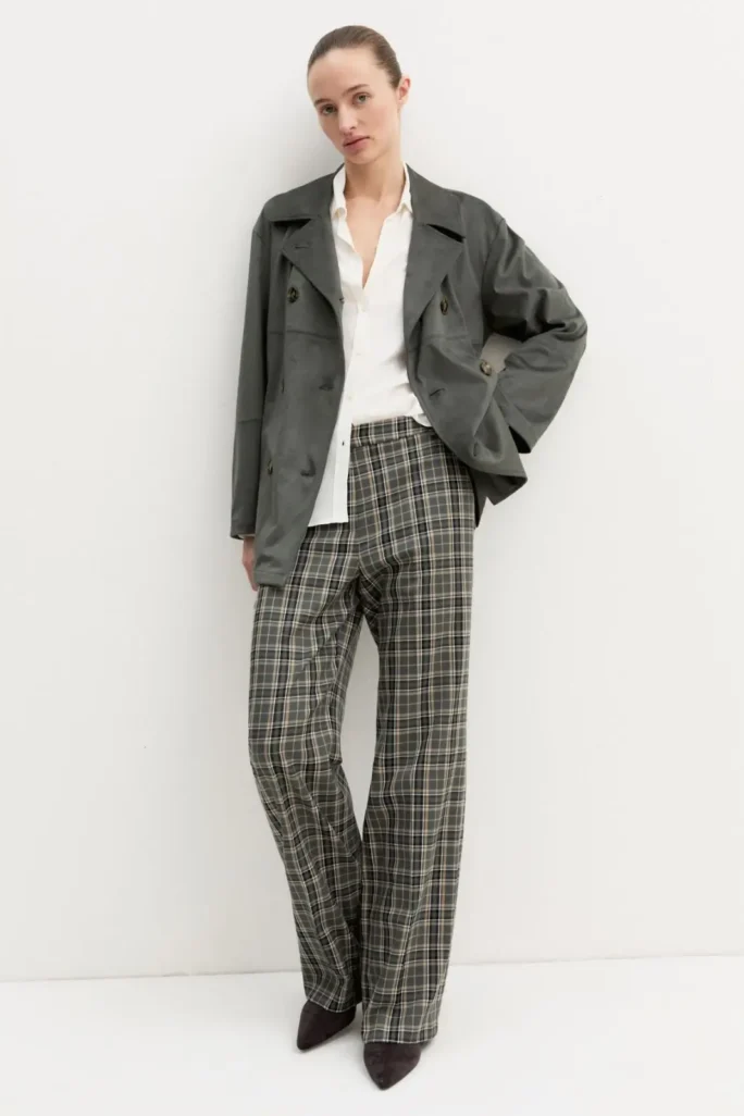 Pantalón de mezcla de viscosa elástica EMME