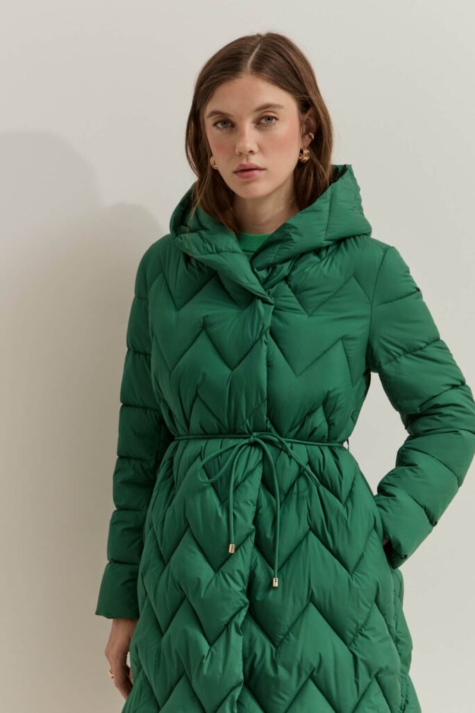Chaqueta acolchada con capucha Lion of Porches