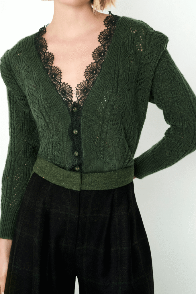 Chaqueta Zule verde Panambi